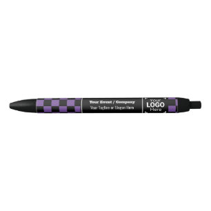 Stylo Noir Vérifiez le logo de la société Purple : Fun Confer