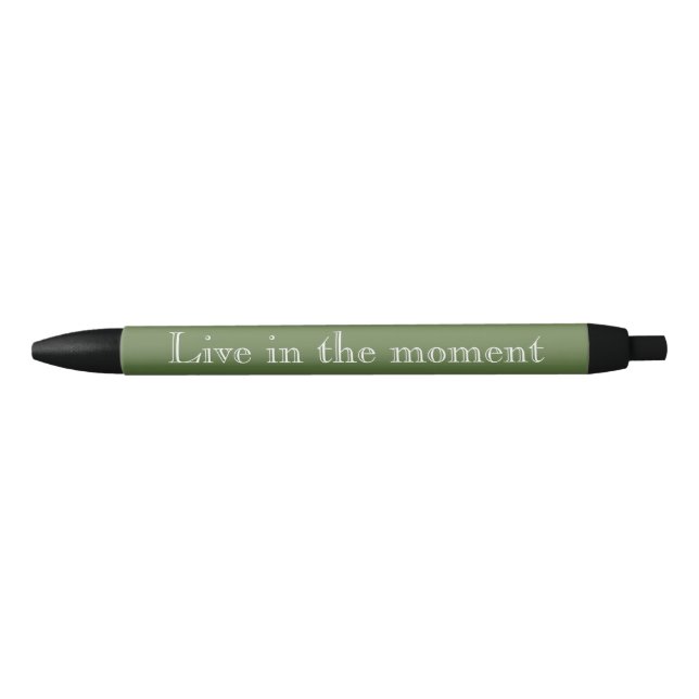 Stylo Noir Vert concombre (Devant)