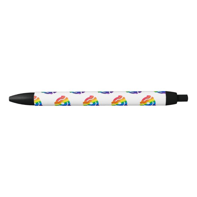 Stylo Noir Vibran de l'adaptateur d'enregistrement SlipperyJo (Devant)