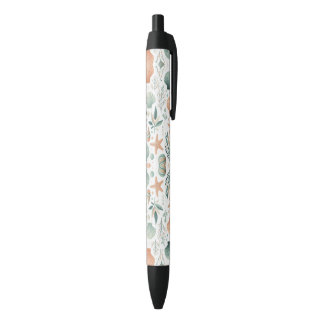 Stylo Noir Vie marine sereine