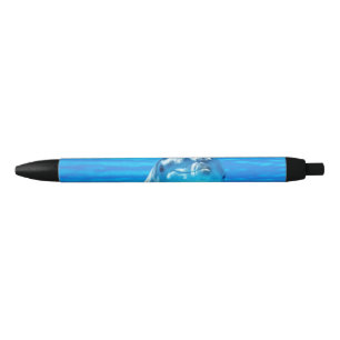 Stylo Noir Vie marine sous-marine de beau dauphin