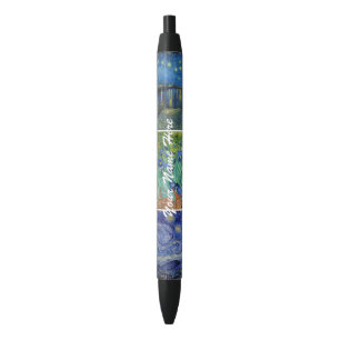 Stylo Noir Vincent Van Gogh - Grille des chefs-d'oeuvre
