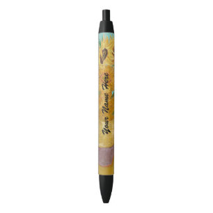 Stylo Noir Vincent Van Gogh - Vase avec douze tournesols