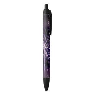 Stylo Noir Vitesse supersonique pourpre