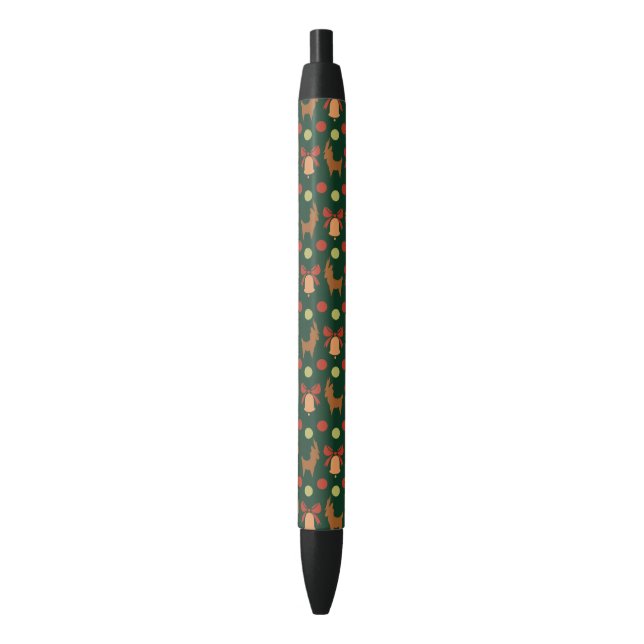 Stylo Noir Voici le Motif de la saison (devant Vertical)