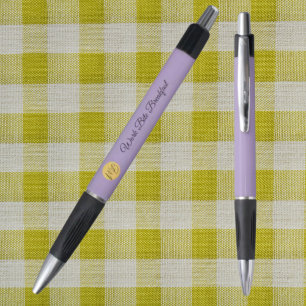 Stylo Nom commercial moderne et logo promotionnel