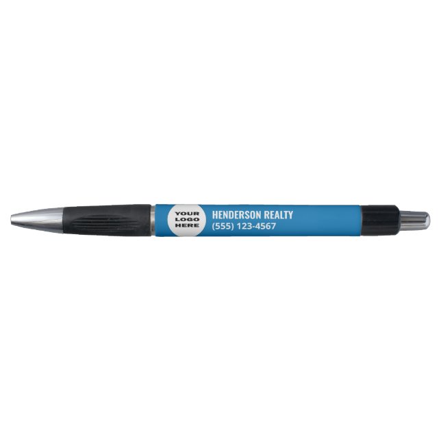 Stylo Nom du logo de l'entreprise, Téléphone Promotionne (Devant)