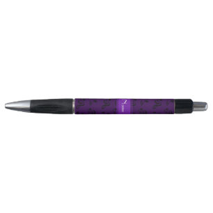 Stylo Notes de musique violette de nom personnalisées