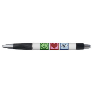 Stylo Optométriste Peace Love Optométrie Blue Eye Doctor