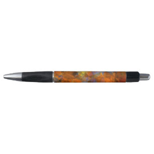 Stylo Orange rouillé Conception abstraite moderne