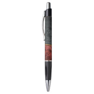 Stylo Ornement vintage rouge et noir