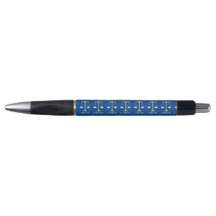 Stylo Panneau étoile balance dorée de la balance