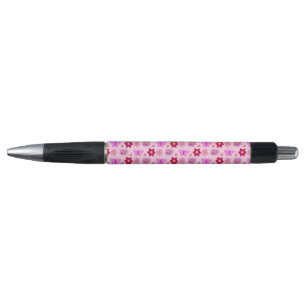 Stylo Papillons et fleurs roses pour bébé fille à motifs