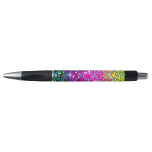 Stylo Parties scintillant pourpre Snakeskin