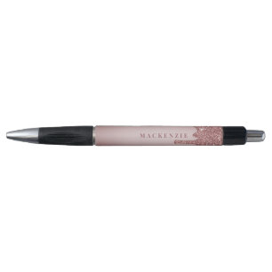 Stylo Parties scintillant Rose Gold Driving Chic Luxury