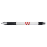 Stylo patriotique avec drapeau de Croatie