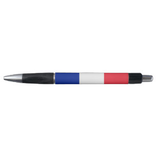 Stylo patriotique avec drapeau de la France