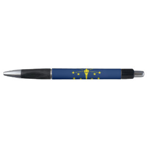 Stylo patriotique avec drapeau de l'état de l'Indi