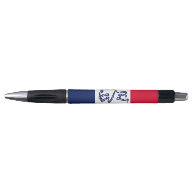 Stylo patriotique avec drapeau de l'Etat de l'Iowa (Devant)