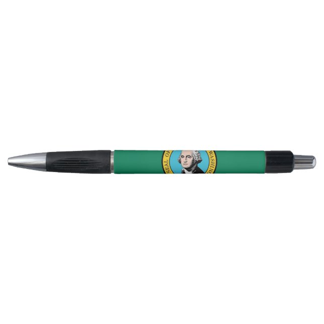 Stylo patriotique avec drapeau de l'État de Washin (Devant)