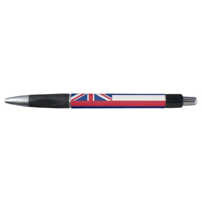 Stylo patriotique avec drapeau de l'État d'Hawaii, (Devant)