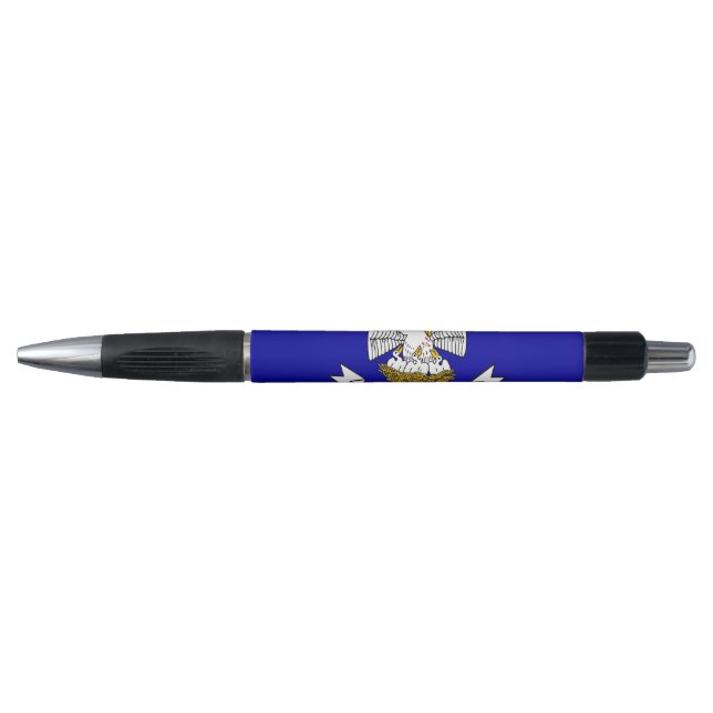 Stylo patriotique avec drapeau de Louisiana State, (Devant)