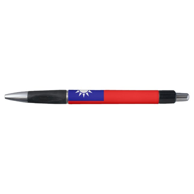 Stylo patriotique avec drapeau de Taiwan (Devant)