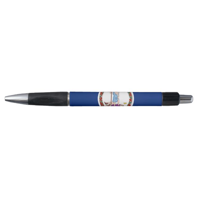 Stylo patriotique avec drapeau de Virginia State,  (Devant)