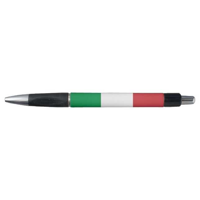 Stylo patriotique avec drapeau d'Italie (Devant)