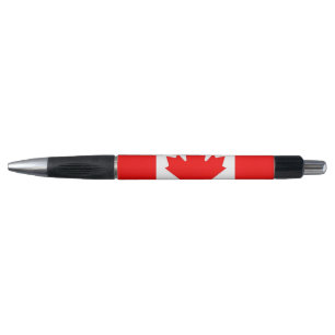 Stylo patriotique avec drapeau du Canada