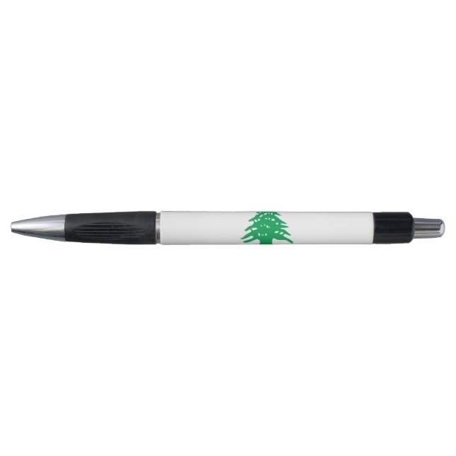 Stylo patriotique avec drapeau du Liban (Devant)