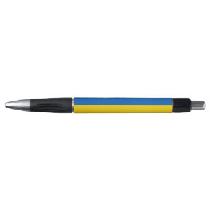 Stylo patriotique avec drapeau d'Ukraine