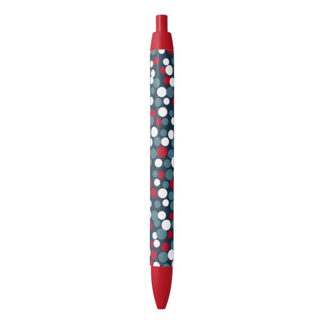 Stylo Patriotique Rouge Blanc et Bleu (devant Vertical)