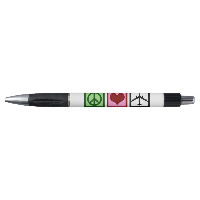 Stylo Peace Love - Avion (Devant)