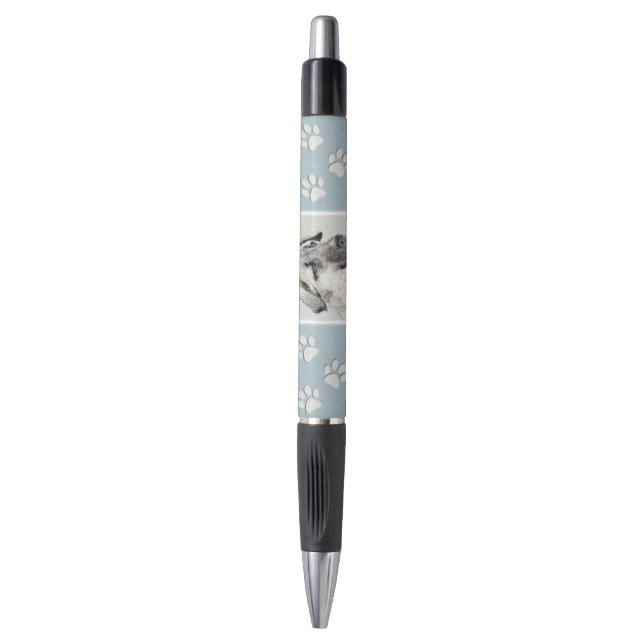 Stylo Peinture de bergers anatolien - Art original de ch (Devant (Vertical))