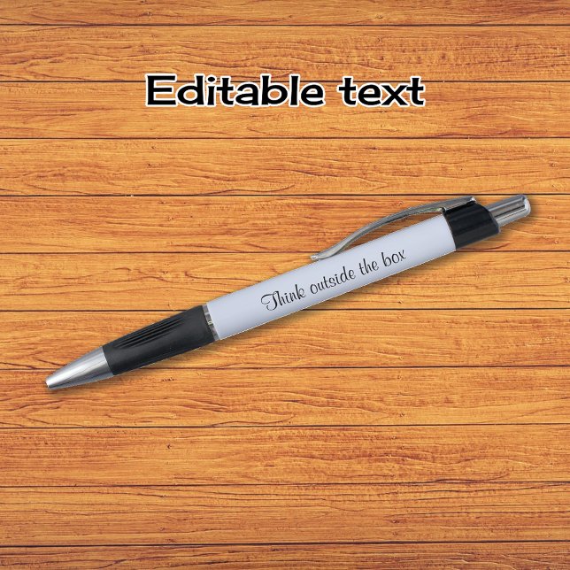 Stylo Pensée intelligente votre nom de texte (Créateur téléchargé)