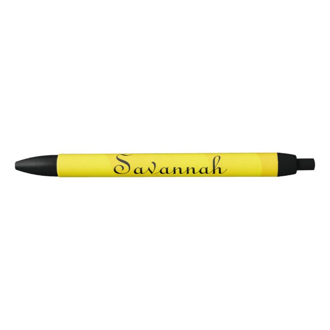 Stylo personnalisé Waves de sable jaune (Devant)