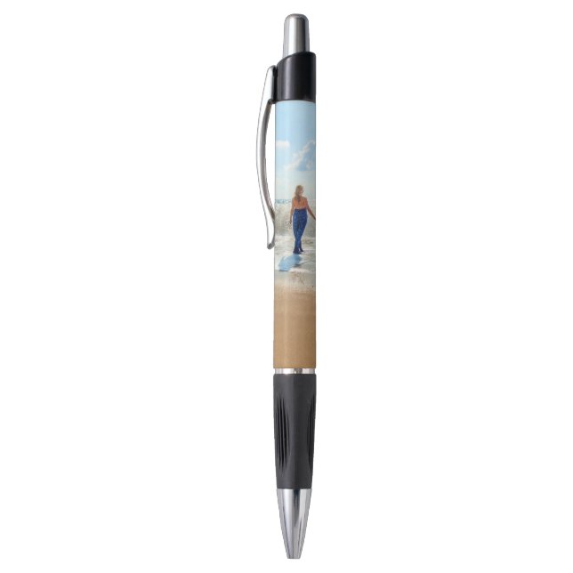 Stylo Photo Personnalisé - Vacances en famille (Haut (Vertical))