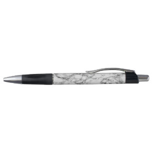 Stylo Pierre Marbre blanc tendance - Moderne