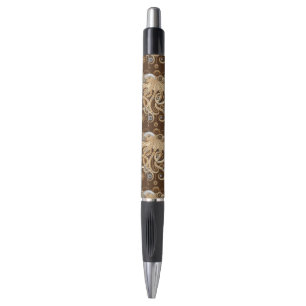 Stylo Poulpe Steampunk Rétro Fantastique Mécanique