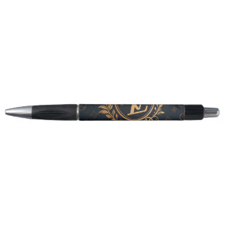 Stylo Prestige Ballpoint Pen – Royal Monogram "N" in Gol