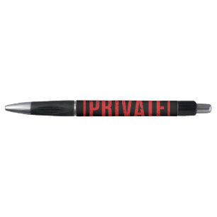 Stylo privé noir