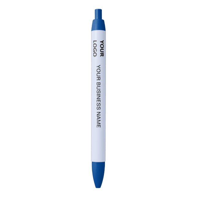 Stylo professionnel promotionnel avec nom et logo (devant Vertical)