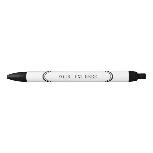 Stylo promo élégant avec texte personnalisé person (Devant)