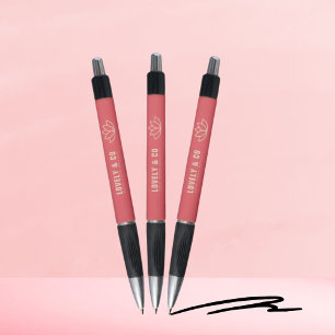 Stylo promotionnel de salon de beauté Rose & Ivory