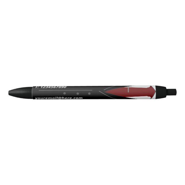 Stylo promotionnel d'entreprise - Simple personnal (Devant)