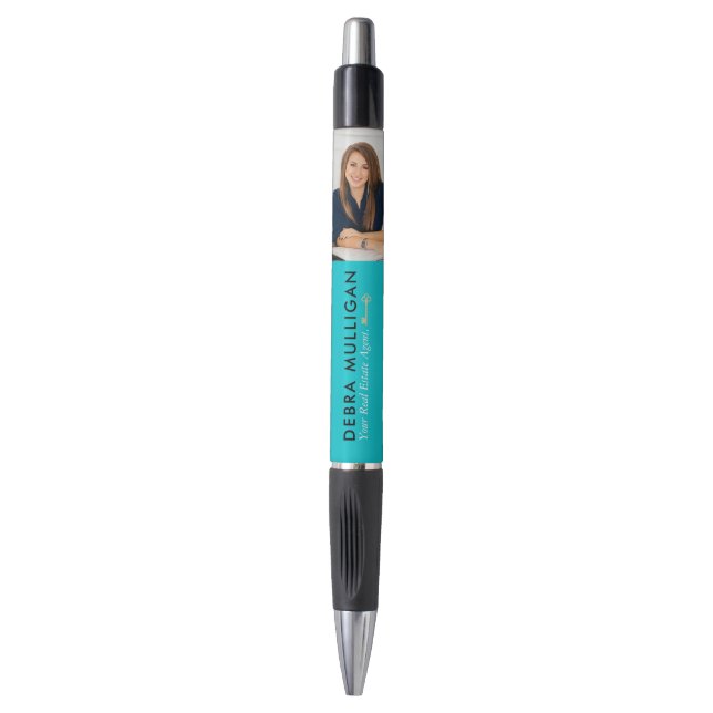 Stylo promotionnel du courtier de courtiers de imm (Devant (Vertical))
