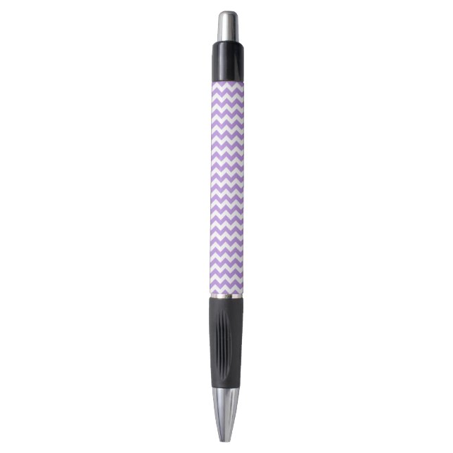 Stylo Purple Zigzag, Purple Chevron, Motif géométrique (Devant (Vertical))