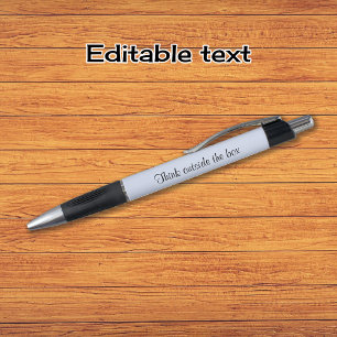 Stylo Repenser intelligemment votre nom de texte