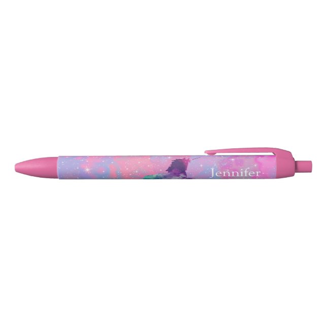 Stylo rose/pourpre nommé fait sur commande de (Haut)